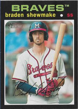 2020 Topps Heritage Minor League #104 Braden Shewmake Front