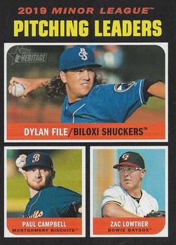 2020 Topps Heritage Minor League #188 Paul Campbell / Zac Lowther / Dylan File Front