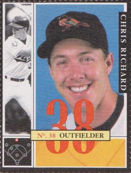 2002 Baltimore Orioles Program Cards #27 Chris Richard Front