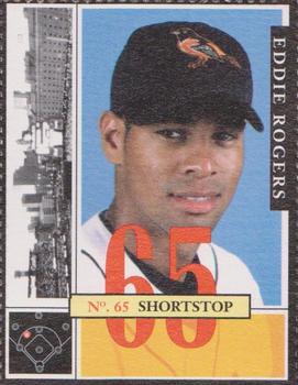 2002 Baltimore Orioles Program Cards #31 Eddie Rogers Front