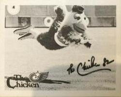 1986 National Sports Collectors Convention Promo #7 The Famous Chicken Front