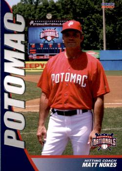 2010 Choice Potomac Nationals #30 Matt Nokes Front