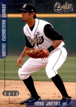 2010 Grandstand Rancho Cucamonga Quakes #NNO Gabe Jacobo Front