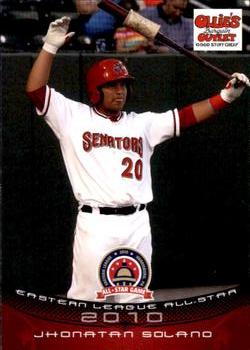 2010 Grandstand Eastern League All-Star Game Western Divsion #NNO Jhonatan Solano Front