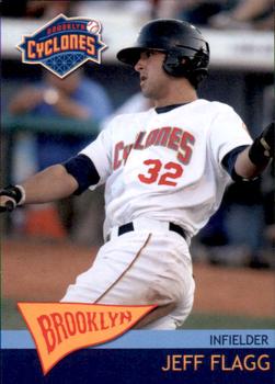 2010 Brooklyn Cyclones #18 Jeff Flagg Front