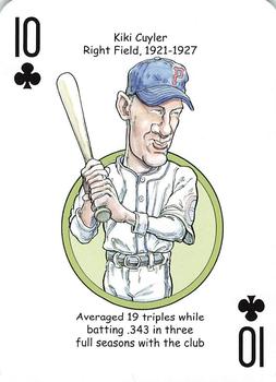 2013 Hero Decks Pittsburgh Pirates Baseball Heroes Playing Cards #10♣ Kiki Cuyler Front