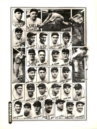 1972-73 TCMA 1940 Sporting Life Team Composites #NNO Cleveland Indians Front