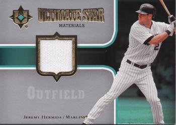2007 Upper Deck Ultimate Collection - Ultimate Star Materials #SM-JH Jeremy Hermida Front