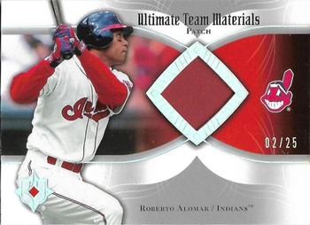 2007 Upper Deck Ultimate Collection - Ultimate Team Materials Patch #UTM-RA Roberto Alomar Front