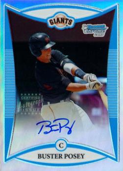 2008 Bowman Draft Picks & Prospects - Chrome Prospects Refractors #BDPP128 Buster Posey  Front