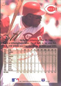 1993 Flair #28 Kevin Mitchell Back