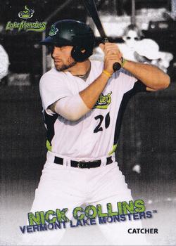 2015 Choice Vermont Lake Monsters #5 Nick Collins Front