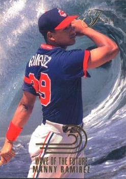 1993 Flair - Wave of the Future #13 Manny Ramirez  Front