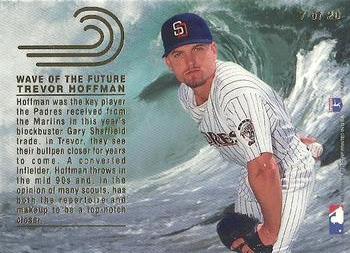 1993 Flair - Wave of the Future #7 Trevor Hoffman  Back