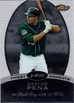 2008 Finest - Finest Moments #FM-CP Carlos Pena Front