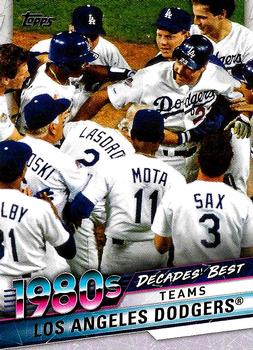 2020 Topps - Decades' Best (Series Two) #DB-57 Los Angeles Dodgers Front