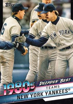 2020 Topps - Decades' Best Black (Series Two) #DB-51 New York Yankees Front