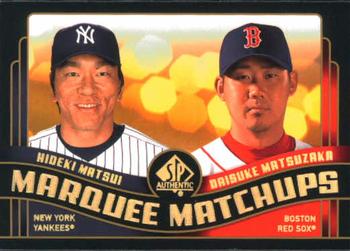 2008 SP Authentic - Marquee Matchups #MM-42 Hideki Matsui / Daisuke Matsuzaka Front