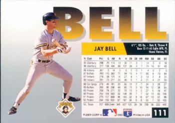 1993 Fleer #111 Jay Bell Back