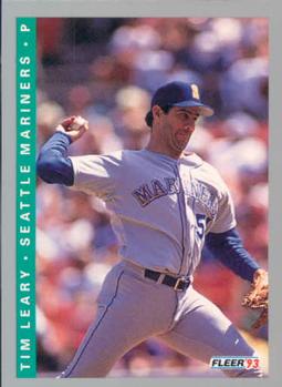 1993 Fleer #677 Tim Leary Front