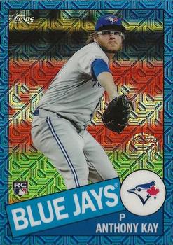 2020 Topps - 1985 Topps Baseball 35th Anniversary Chrome Silver Pack Blue Refractor (Series Two) #85TC-47 Anthony Kay Front