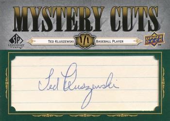 2008 SP Legendary Cuts - Mystery Cut Signatures #LC-MC Ted Kluszewski Front