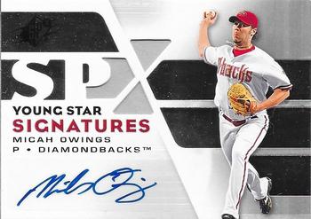 2008 SPx - Young Star Signatures Silver #YSS-MO Micah Owings Front
