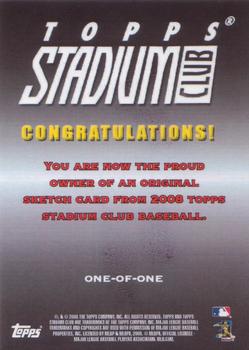 2008 Stadium Club - Sketch Cards #NNO Steve Carlton Back