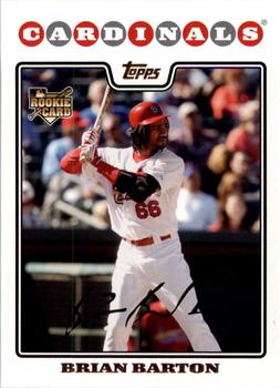 2008 Topps - Rookies #8 Brian Barton Front