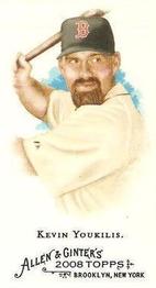 2008 Topps Allen & Ginter - Mini #350 Kevin Youkilis Front