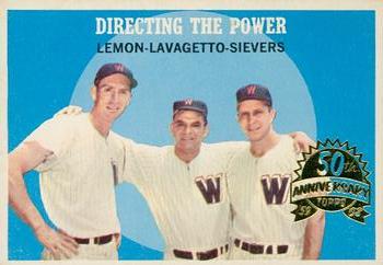 2008 Topps Heritage - 50th Anniversary Buybacks #74 Directing the Power (Jim Lemon / Cookie Lavagetto / Roy Sievers) Front