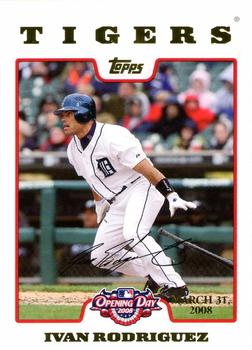 2008 Topps Opening Day - Gold #6 Ivan Rodriguez Front