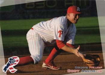 2012 Grandstand Reading Phillies Update #NNO Cody Asche Front