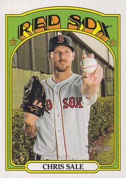 2021 Topps Heritage #444 Chris Sale Front