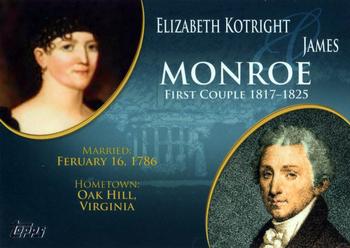 2008 Topps Updates & Highlights - First Couples #FC-5 James Monroe / Elizabeth Kortright Monroe Front