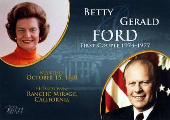 2008 Topps Updates & Highlights - First Couples #FC-36 Gerald R. Ford  / Betty Ford Front