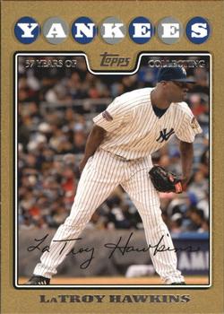 2008 Topps Updates & Highlights - Gold #UH128 LaTroy Hawkins Front