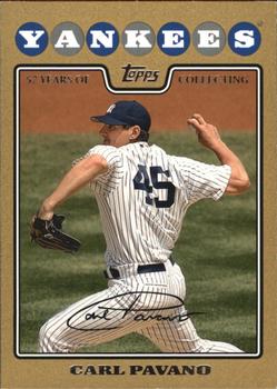 2008 Topps Updates & Highlights - Gold #UH234 Carl Pavano Front