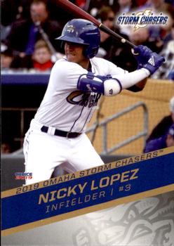 2019 Choice Omaha Storm Chasers #3 Nicky Lopez Front