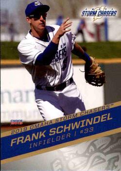 2019 Choice Omaha Storm Chasers #14 Frank Schwindel Front