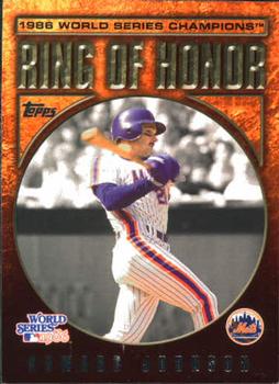 2008 Topps Updates & Highlights - Ring of Honor: 1986 New York Mets #MRH-HJ Howard Johnson Front