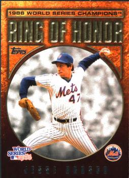 2008 Topps Updates & Highlights - Ring of Honor: 1986 New York Mets #MRH-JO Jesse Orosco Front