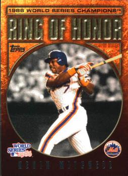 2008 Topps Updates & Highlights - Ring of Honor: 1986 New York Mets #MRH-KM Kevin Mitchell Front