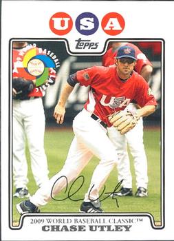 2008 Topps Updates & Highlights - World Baseball Classic Preview #WBC5 Chase Utley Front