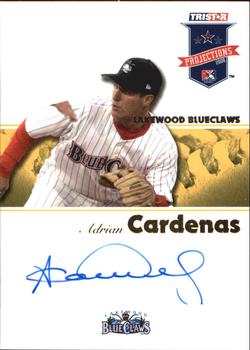 2008 TriStar PROjections - Autographs Yellow #126 Adrian Cardenas Front