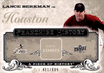 2008 Upper Deck A Piece of History - Franchise History #FH-25 Lance Berkman Front
