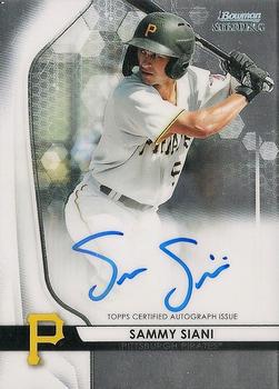 2020 Bowman Sterling - Prospect Autographs #BSPA-SS Sammy Siani Front