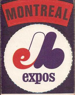 1970 Fleer Official Major League Patches #NNO Montreal Expos Logo Front