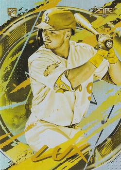 2020 Topps Fire - Gold Minted #182 Gavin Lux Front