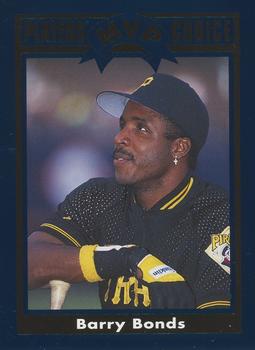 1992 Cartwrights Players Choice MVP - Blue Foil #8 Barry Bonds Front